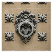 Detalle puerta Ciutat Vella<br />Ref.: bcn-col-072